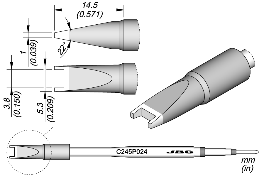 C245P024 - Chip Cartridge 3.8